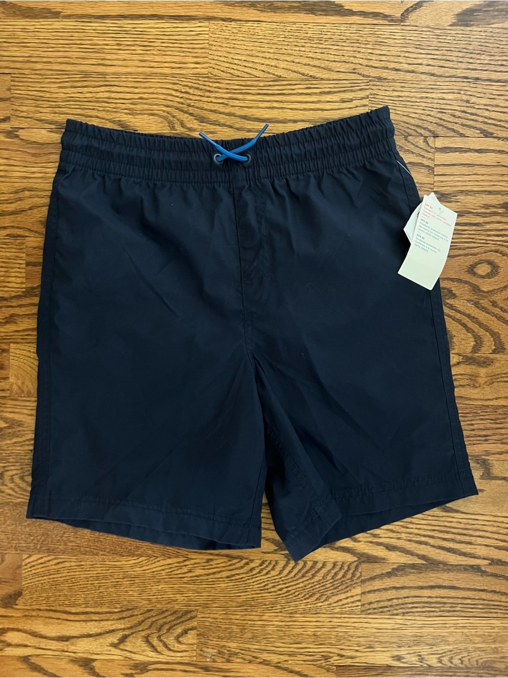 Boys Old Navy Navy Swim Trunks with Blue Drawstring Sz XL (14-16) new with tags